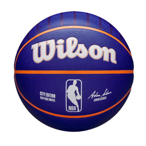 Piłka do koszykówki Wilson 2023-2024 NBA New York Knicks Team City Collector Basketball - WZ4024120XB