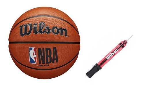 Piłka do koszykówki Wilson NBA DRV PRO Outdoor - WTB9100XB07 + Pompka