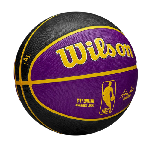 Piłka do koszykówki Wilson NBA Lakers + Pompka do piłki Igła WILSON BSKT