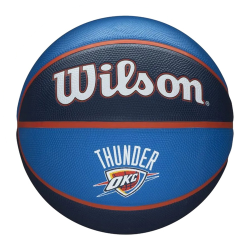 Piłka do koszykówki Wilson NBA Team Oklahoma City Thunder - WTB1300XBOKC