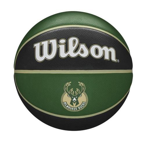Piłka do koszykówki Wilson NBA Team Tribute Basketball Milwaukee Bucks Outdoor - WTB1300MIL