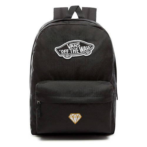 Plecak VANS Realm Backpack szkolny Custom Diamond - VN0A3UI6BLK 