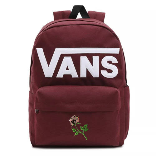 Plecak Vans Old Skool Backpack Bordowy Custom rose róża - VN0A5KHP4QU