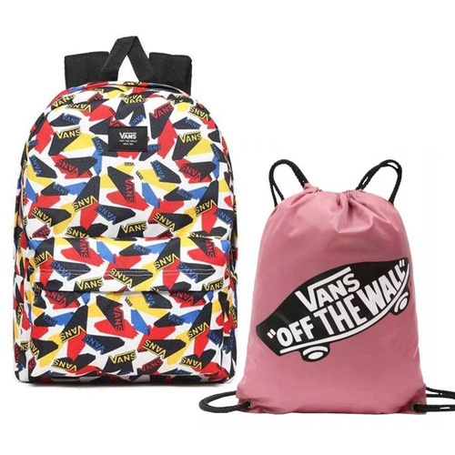 Plecak młodzieżowy szkolny Vans Old Skool III - VN0A3I6RZM7 + worek