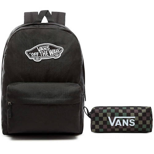 Plecak szkolny VANS Realm Backpack czarny VN0A3UI6BLK + Piórnik otw