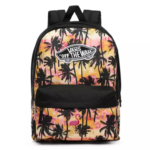 Plecak szkolny Vans Realm Sunset Palms Custom Flamingo - VN0A3UI6NID