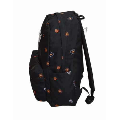 Plecak szkolny miejski Vans Old Skool Classic Backpack Black Kwiatki VN000H4YCYW1 + Worek Vans