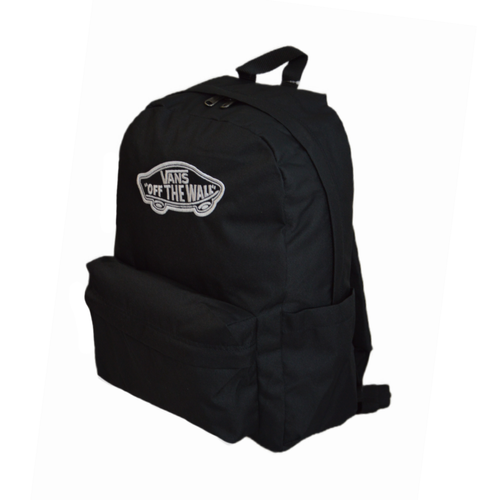 Plecak szkolny miejski Vans Old Skool Classic Backpack Czarny VN000H4YBLK1 + Custom Różowa Muffinka