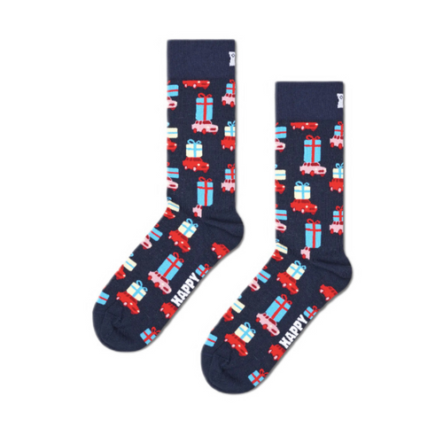 Skarpetki wysokie 3-pack zestaw świąteczny Happy Socks - P001739