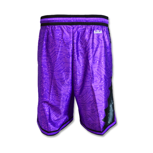 Spodenki Nike LeBron Goon Squad Shorts Hyper Grape/Black/Wolf Grey - DJ3875-560