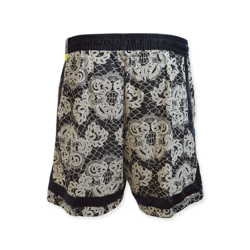 Spodenki damskie Nike Fly Crossover AOP Shorts Black/Light Bone - DC0869-010