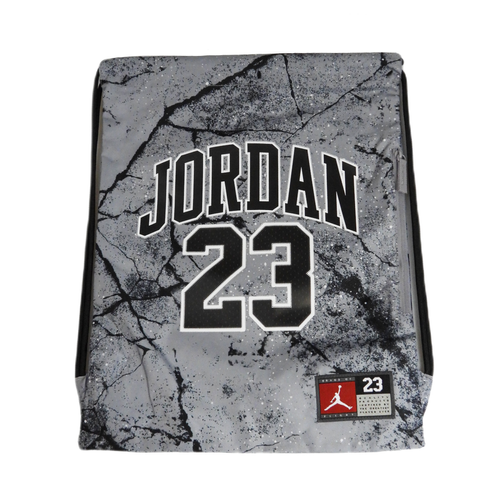 Worek szkolny gimnastyczny Air Jordan Jersey Gym Sack Cement Grey - 9A0757-G0W