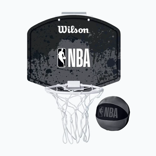 Zestaw Wilson NBA MINI HOOP Tablica Kosz do Koszykówki Czarny  - WTBA1302NBABL