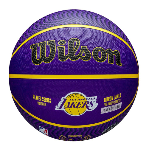 Zestaw do gry w koszykówkę kosz OneTeam + Piłka Wilson LeBron James Los Angeles Lakers