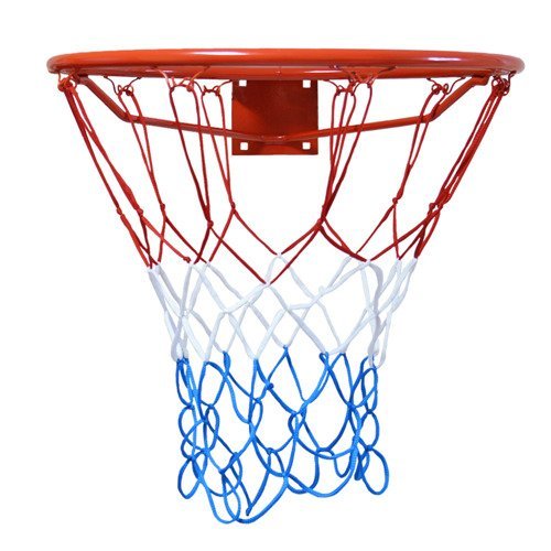 Zestaw kosz do koszykówki Kimet Street Ball Tablica Obręcz z siatką 45 cm + Piłka Spalding TF-50