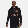 Bluza dresowa z kapturem Jordan Sport DNA Hoodie Black Cyber czarna - CV2743-010