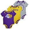 Body dziecięce dla niemowląt  NBA Los Angeles Lakers 3PAK- EZ2I1BBMK-LAK