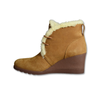 Buty damskie zimowe ze skóry nubukowej UGG W Jeovana - 1017421-CHE