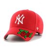 Czapka z daszkiem 47 Brand MLB NY New York Yankees '47 MVP B-MVP17WBV-RD  + Custom Róże Roses