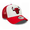 Czapka z daszkiem New Era 9FORTY NBA Chicago Bulls Team Colour Red A-Frame Trucker - 60348855