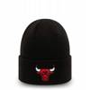 Czapka zimowa Ne Era NBA Chicago Bulls Essential Beanie Czarna - 12156075