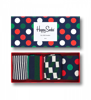 Giftbox 4-pack skarpetki Happy Socks Big dots - XBDO09-4000