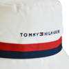 Kapelusz Tommy Hilfiger Established Tape Bucket Biały - AM0AM08271-YBI