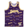 Koszulka Mitchell & Ness Tear Up Pack Jersey Los Angeles Lakers MSPOBW19081-LALPTPR