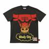 Koszulka Sportowa Mitchell & Ness NBA Logo Chicago Bulls T-Shirt Czarna