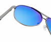 Okulary męskie Przeciwsłoneczne z Polaryzacją Lenzo Aviator Light Blue