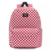 Plecak szkolny Vans Old Skool szachownica kratka czerwono biały - VN0A5KHRO84