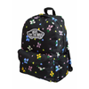 Plecak szkolny miejski Vans Old Skool Classic Backpack Black Kwiaty - VN000H4YDAJ