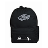 Plecak szkolny miejski Vans Old Skool Classic Backpack Czarny VN000H4YBLK1 + Custom Koty