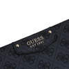 Portfel damski na prezent Guess Eco Brenton Slg Zip Around Latte Logo Szary  - EBG839046