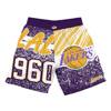 Spodenki Shorty do koszykówki Mitchell & Ness NBA Los Angeles Lakers